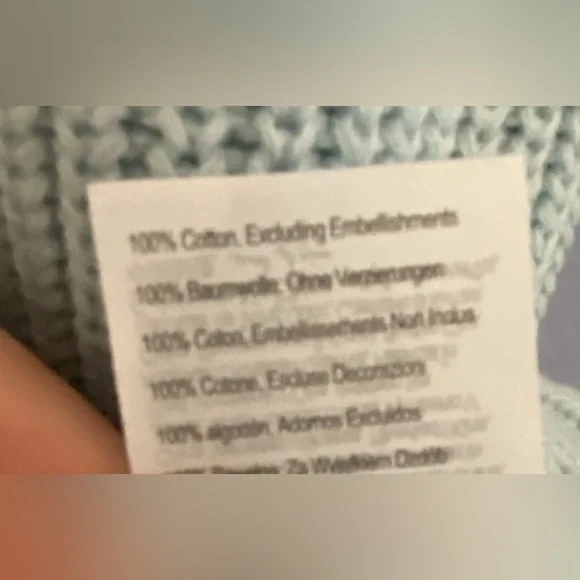 NWT unisex Cotton on baby blue sweater vest L - Picture 7 of 8